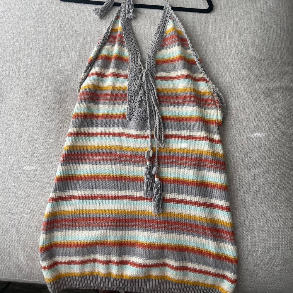 Boho knit dress
